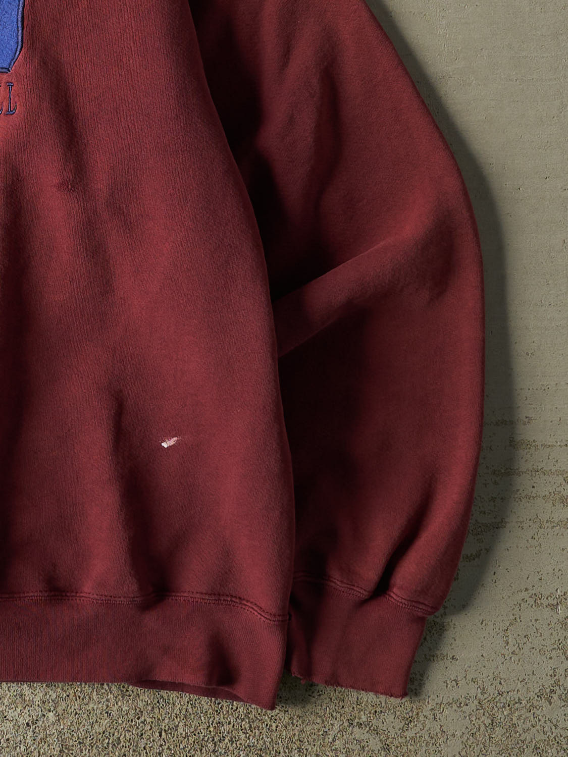 Vintage 90s Burgundy FHS Silver Wolves Softball Crewneck (L)