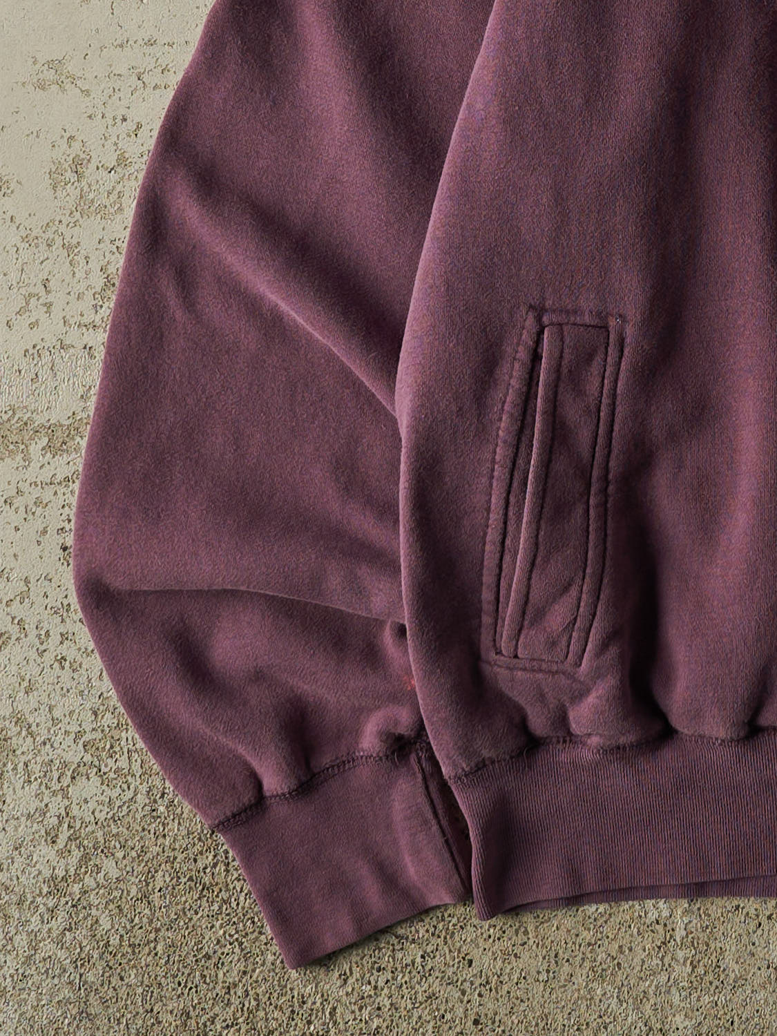 Vintage Y2K Purple Saint Michaels College Quarter Zip Sweater (M/L)