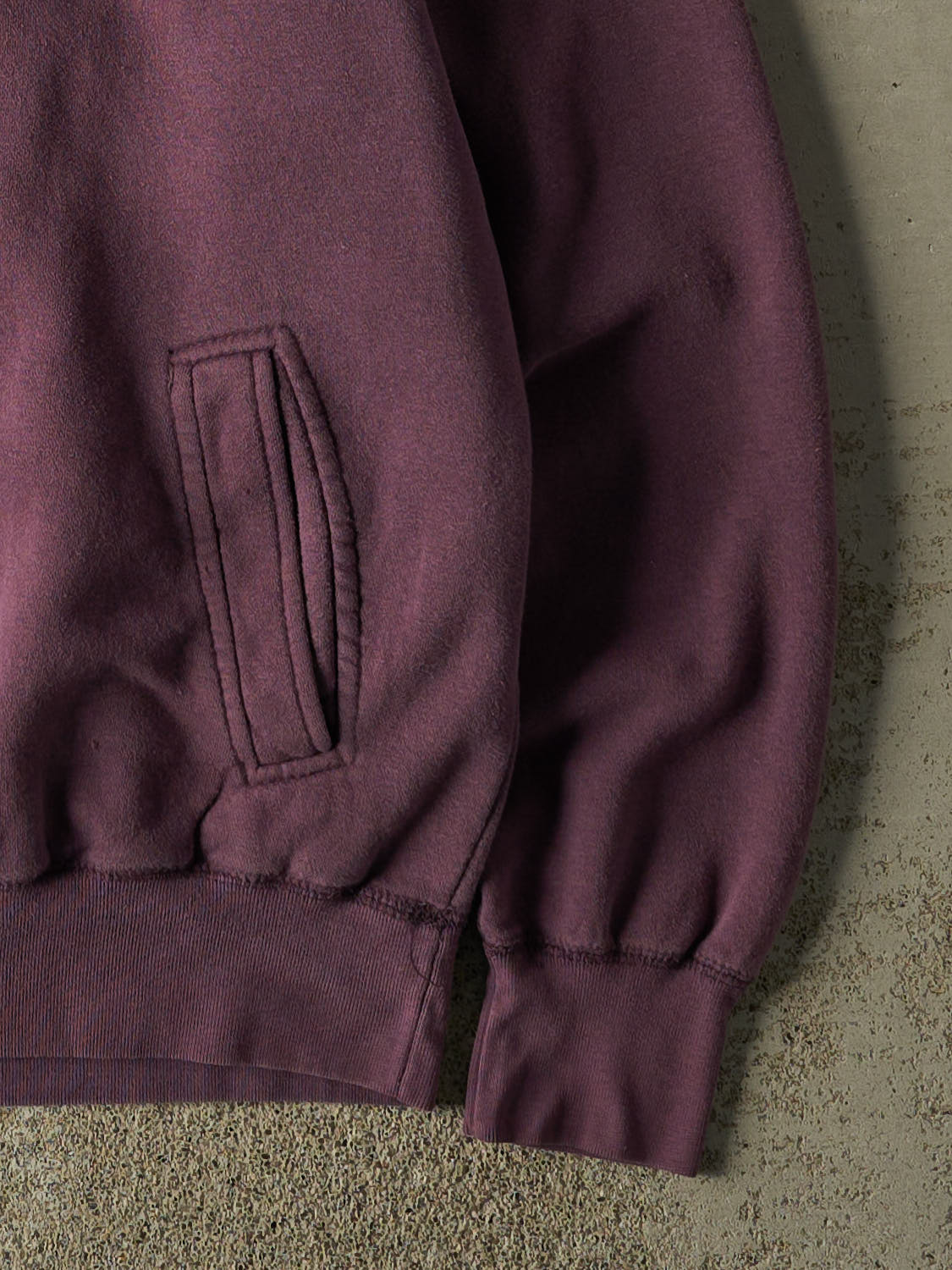 Vintage Y2K Purple Saint Michaels College Quarter Zip Sweater (M/L)