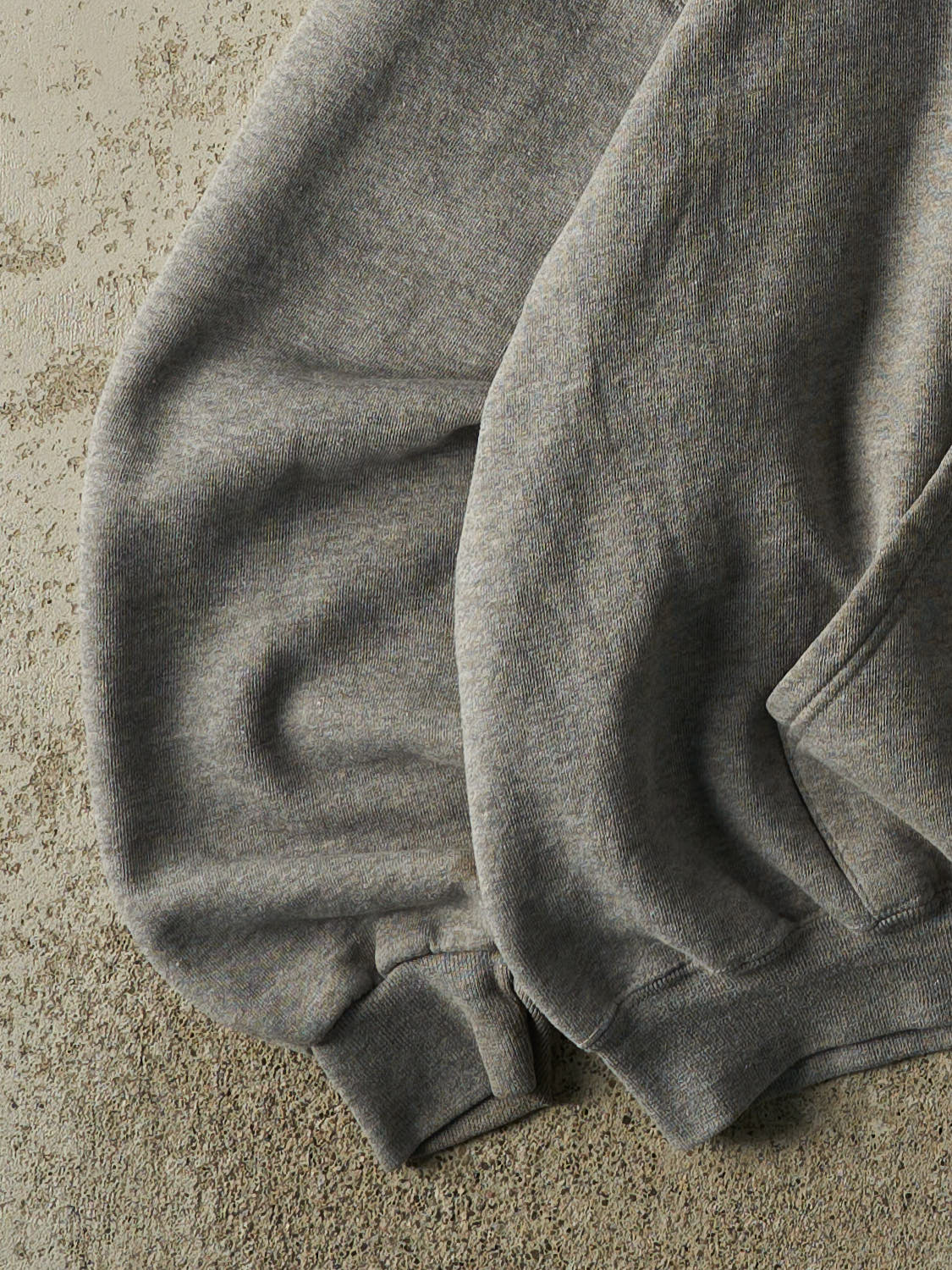 Vintage Y2K Grey Russell Athletic Blank Hoodie (XL)