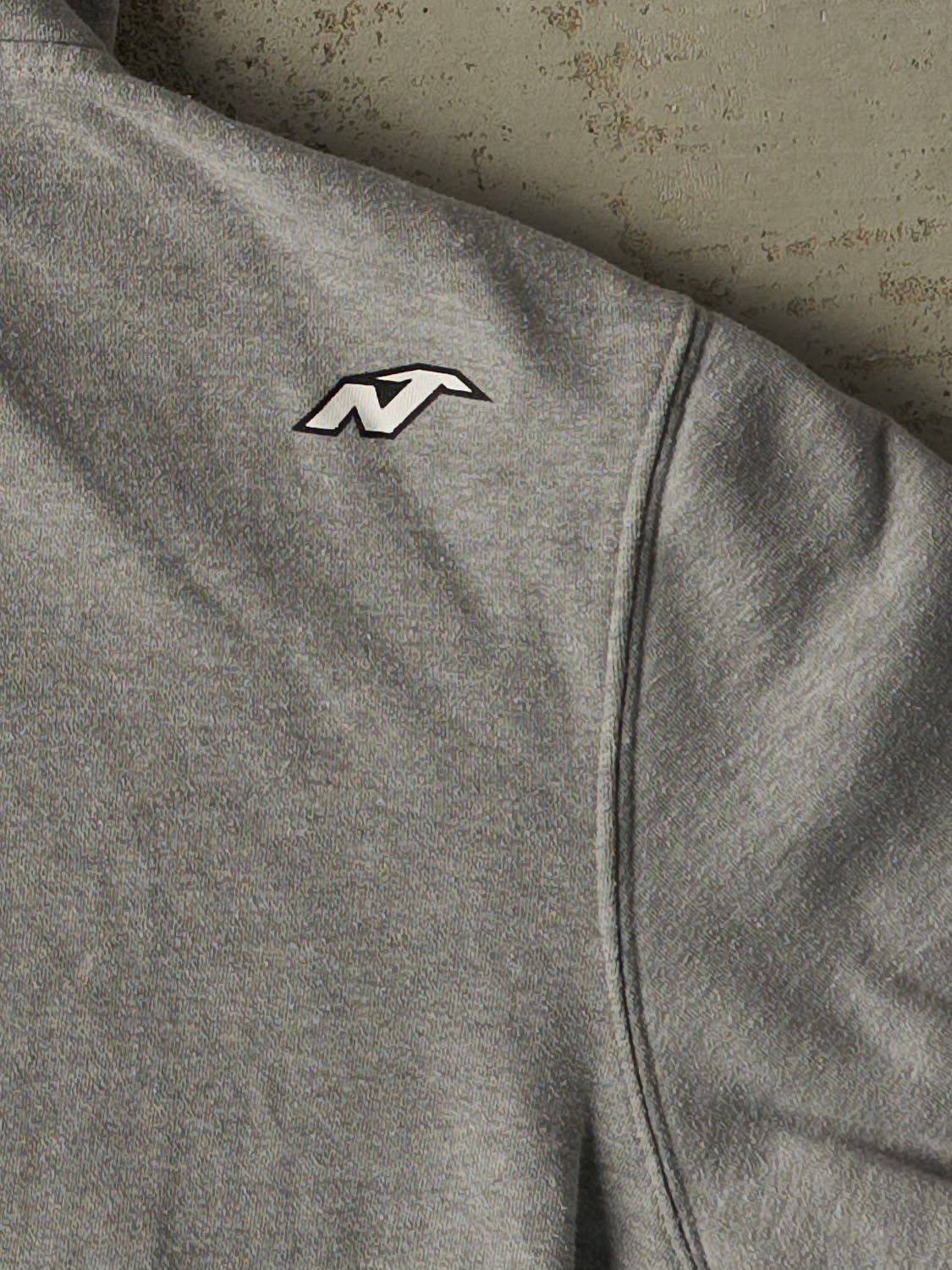 Vintage Y2K Grey Nordica Zip Up Hoodie (L/XL)
