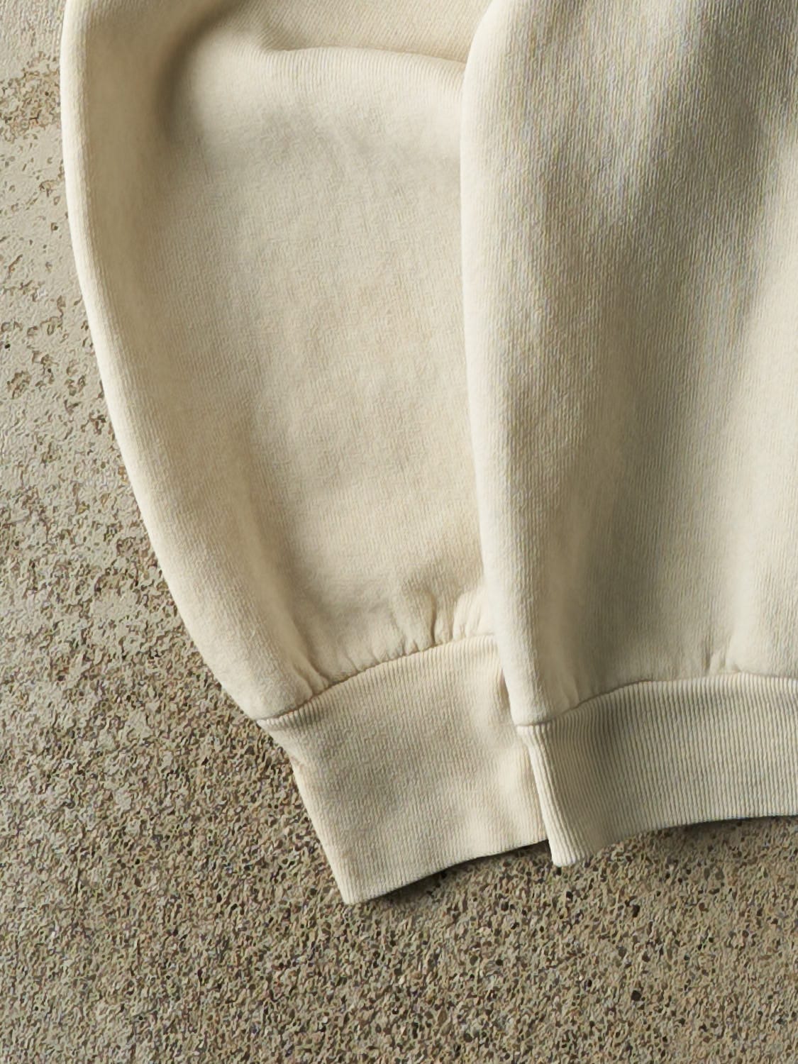 Vintage 80s Beige Guess Jeans Embroidered Crewneck (M/L)