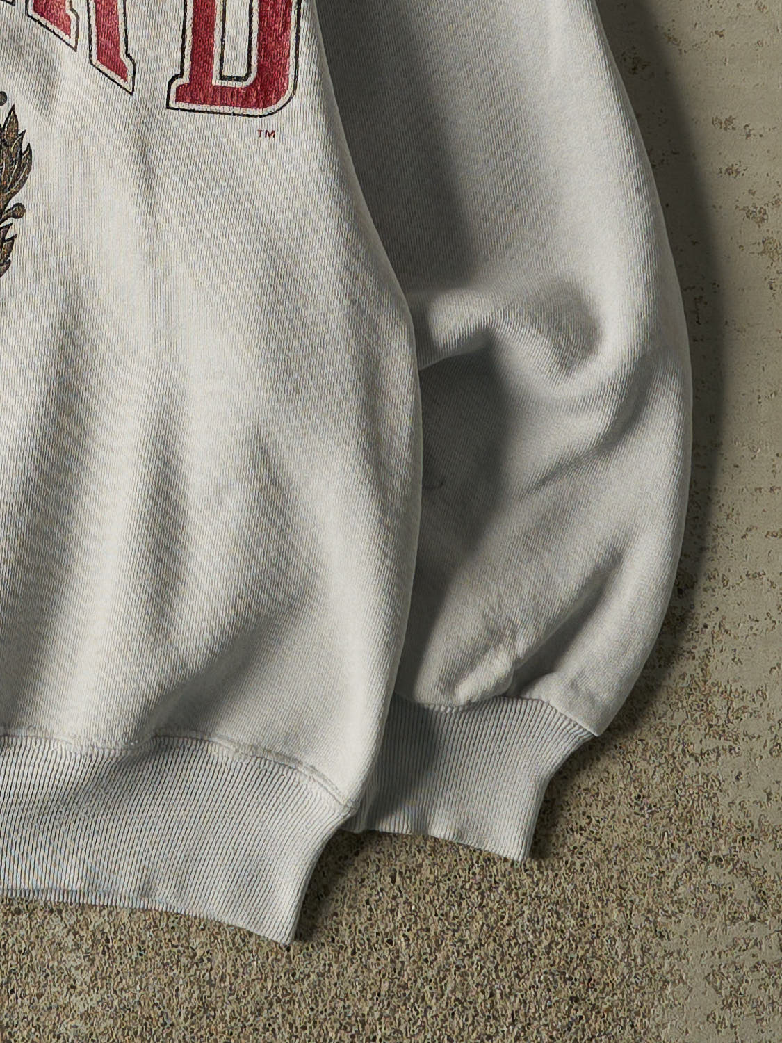 Vintage 80s Grey Harvard University Crewneck (XS/S)