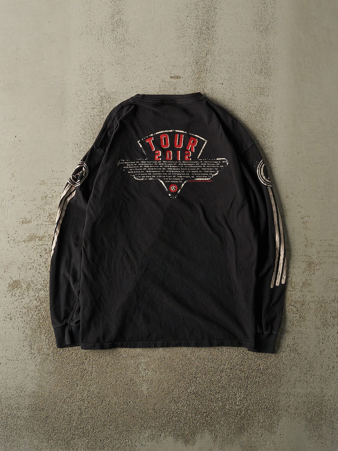 Vintage 12' Black Rush North American Tour Long Sleeve (L)