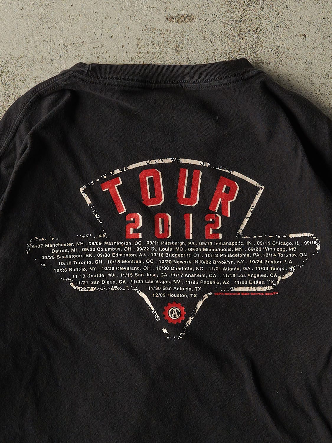 Vintage 12' Black Rush North American Tour Long Sleeve (L)