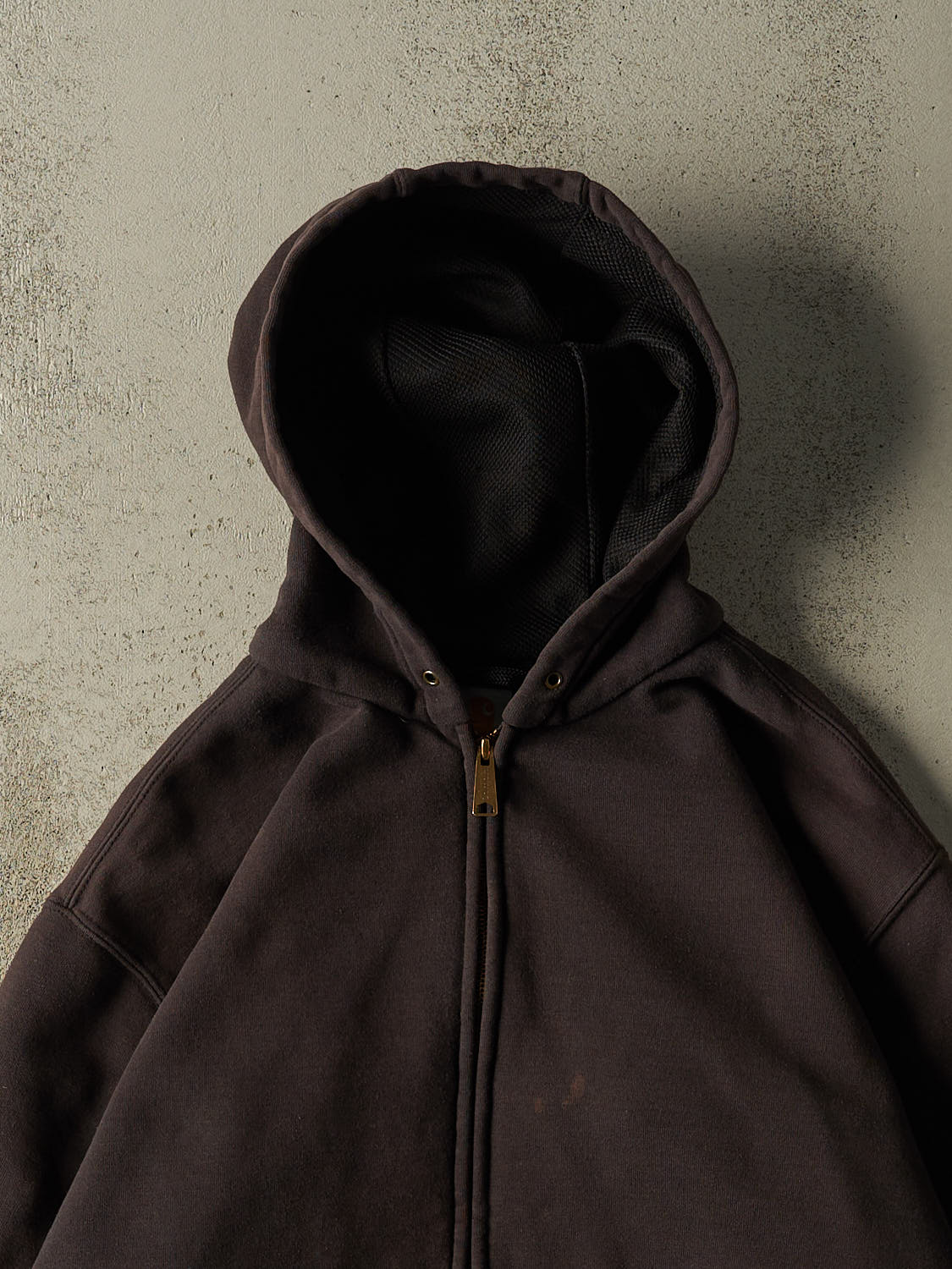Vintage 90s Faded Black Carhartt Heavyweight Hoodie (L/XL)