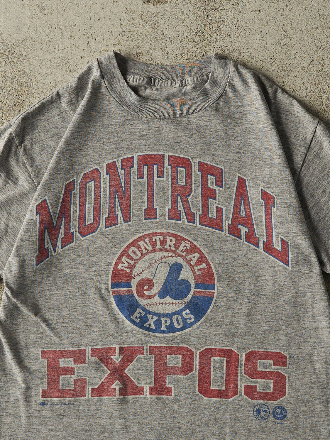 Vintage 90s Grey Montreal Expos Single Stitch Tee (S)