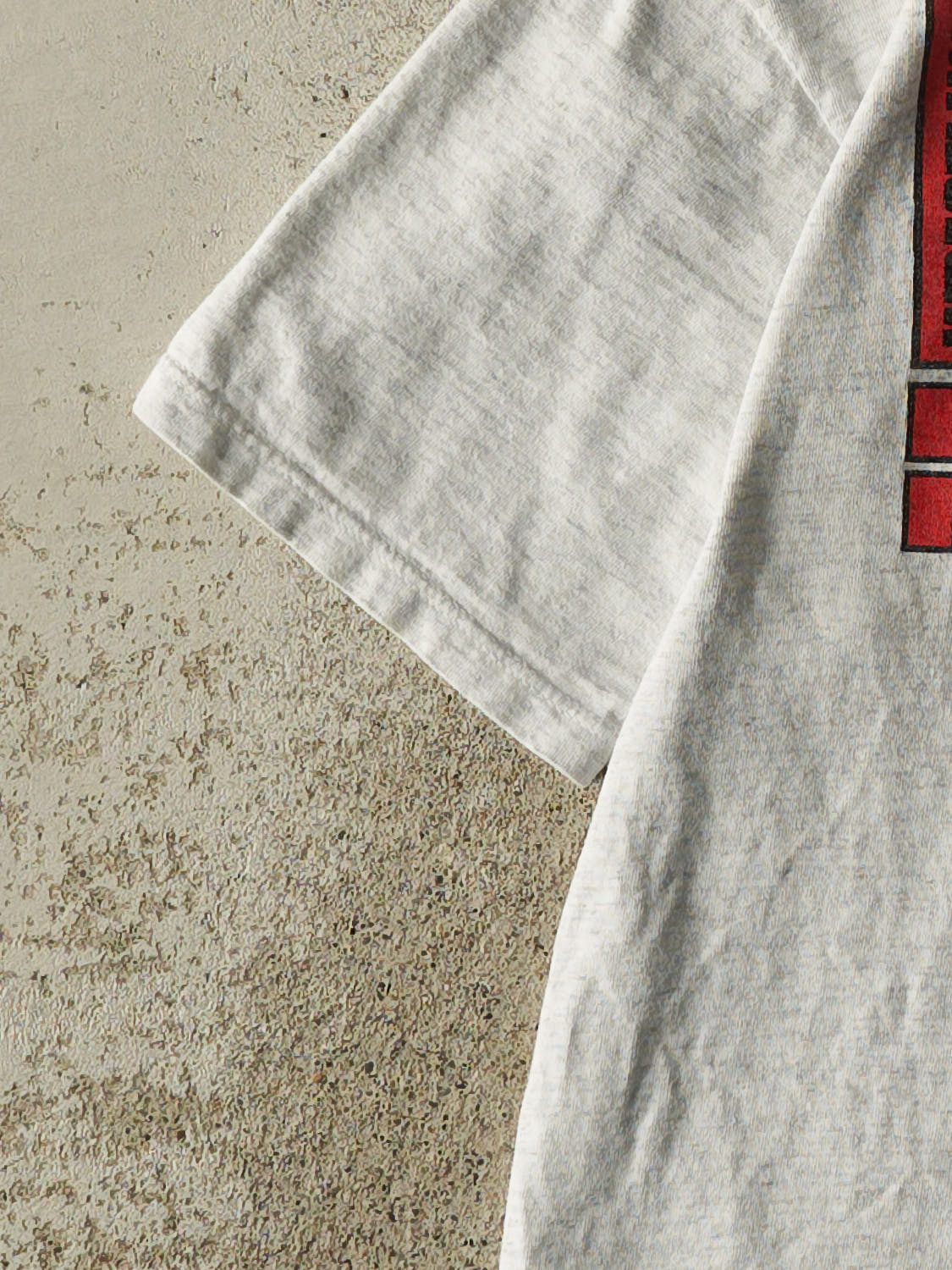 Vintage 90s Heather Grey AFHS Wrestling Tournament Tee (M/L)