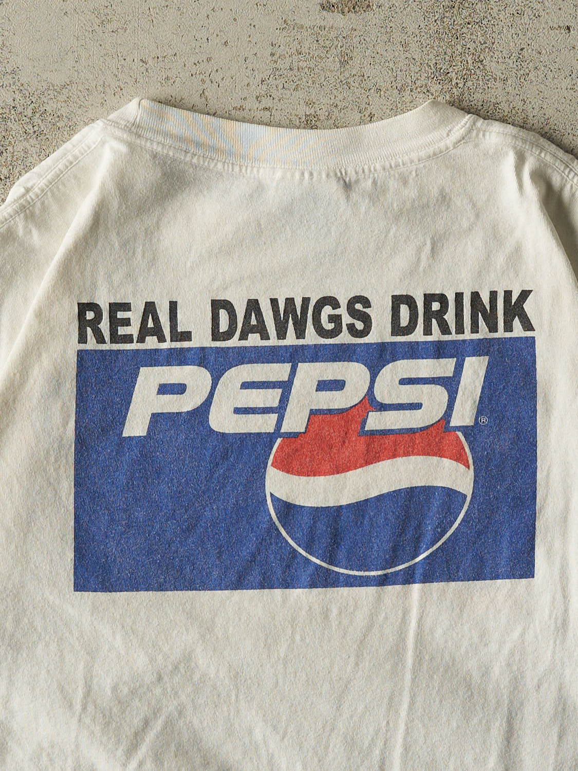 Vintage 90s White Diamond Dawgs x Pepsi Tee (M/L)