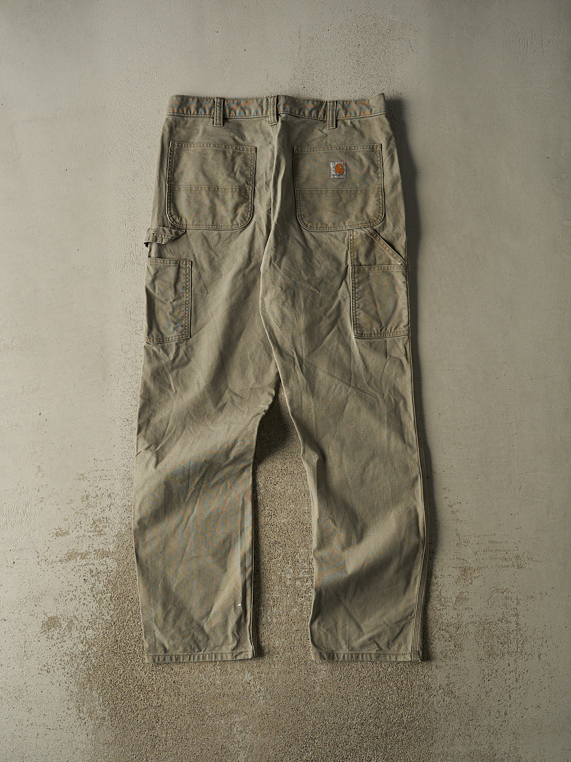 Vintage Y2K Beige Carhartt Carpenter Pants (35x35)