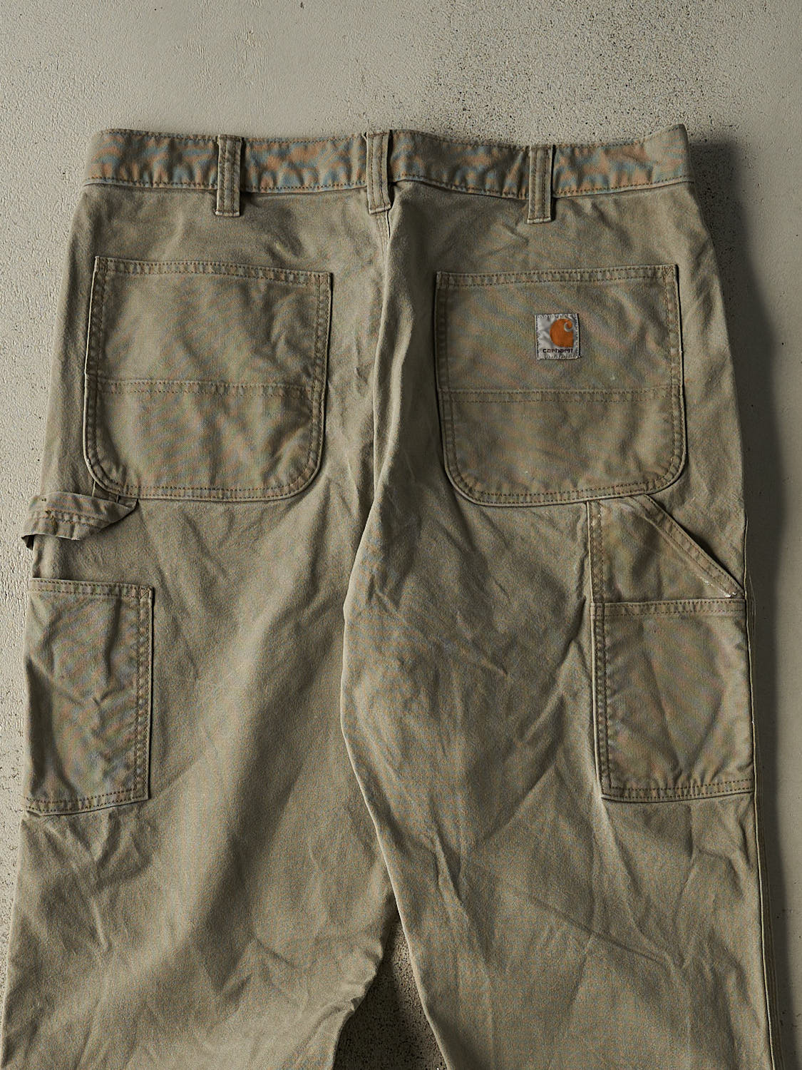 Vintage Y2K Beige Carhartt Carpenter Pants (35x35)