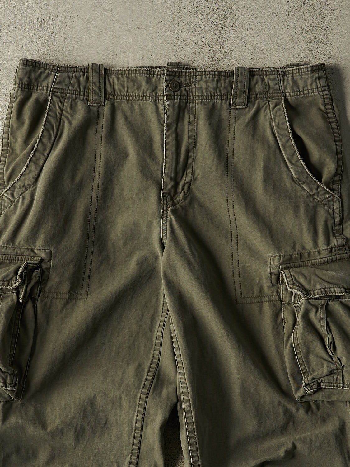 Vintage Y2K Green Cargo Supply Cargo Pants (40x29)