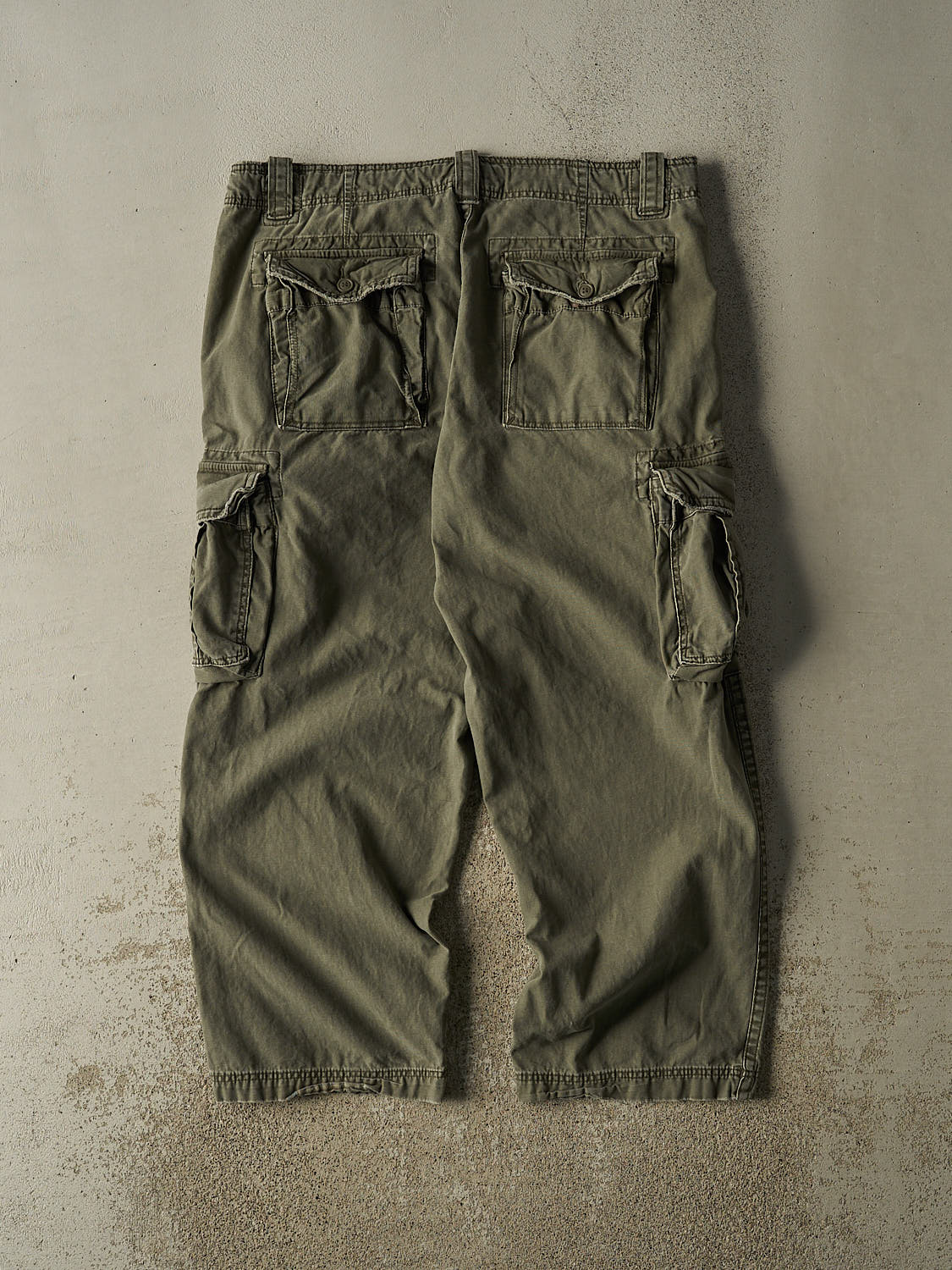 Vintage Y2K Green Cargo Supply Cargo Pants (40x29)