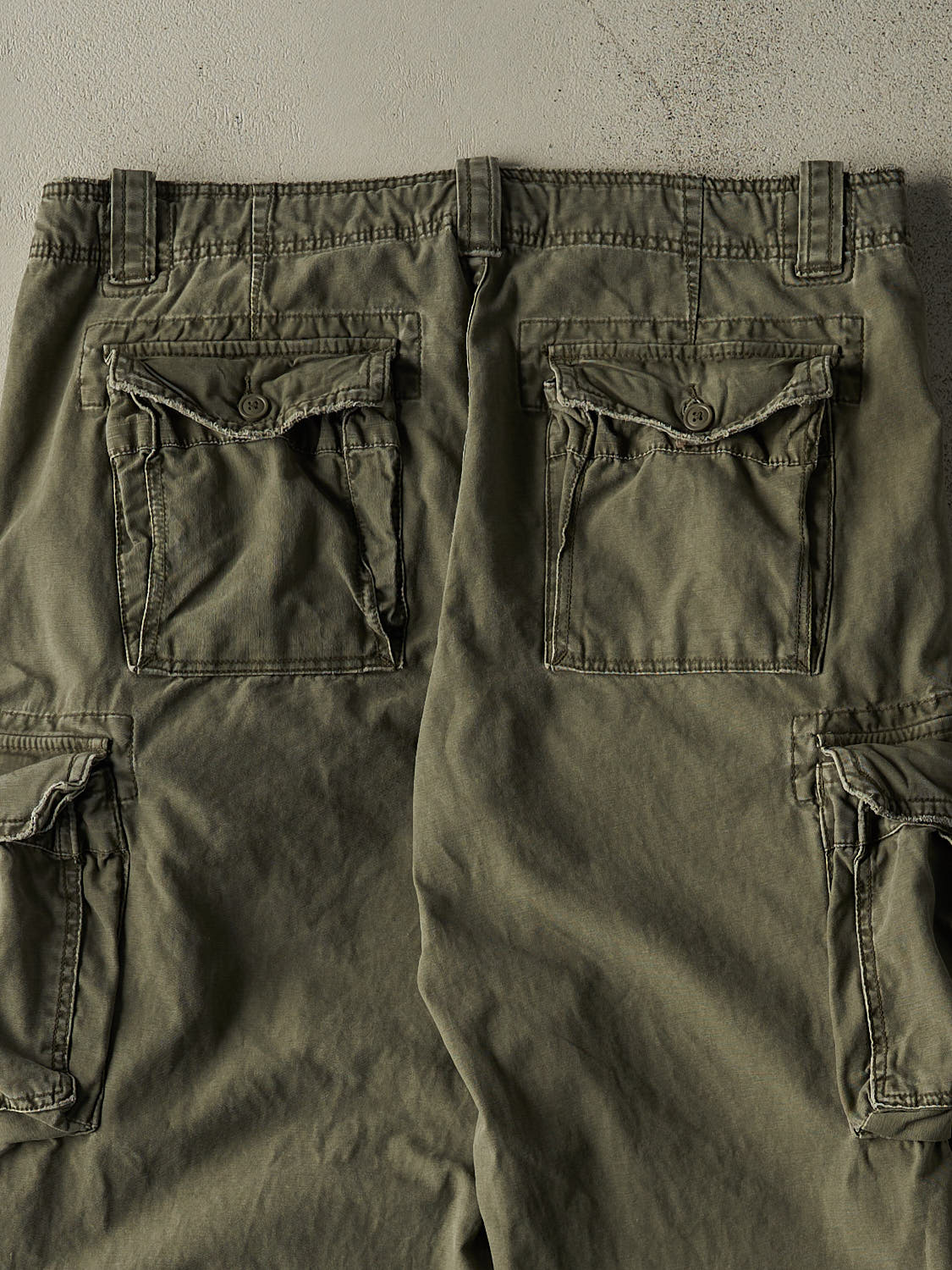 Vintage Y2K Green Cargo Supply Cargo Pants (40x29)