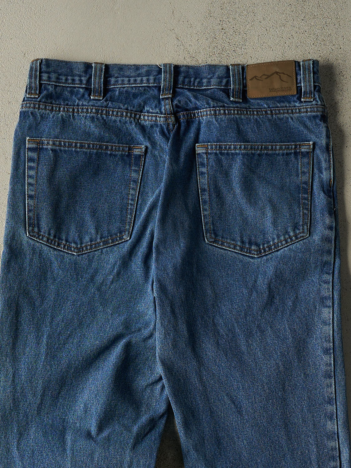 Vintage 90s Dark Wash Wind River Jeans (34x33.5)