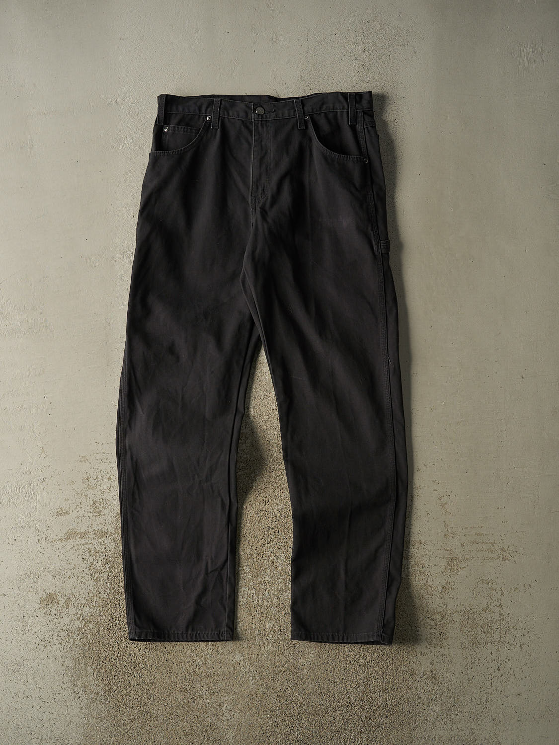 Vintage 90s Faded Black Dickies Carpenter Pants (35x34.5)