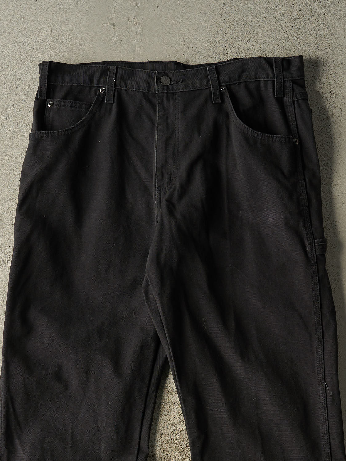 Vintage 90s Faded Black Dickies Carpenter Pants (35x34.5)