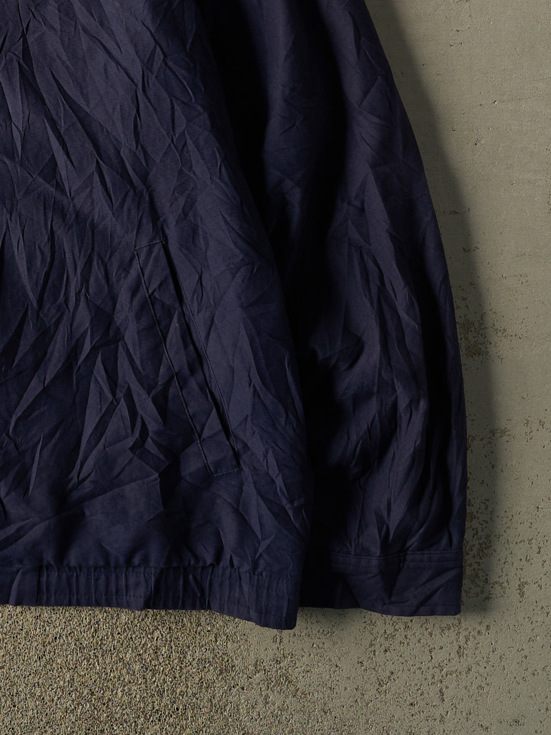 Vintage 90s Navy Blue Polo Ralph Lauren Harrington Jacket (XXL/XXXL)