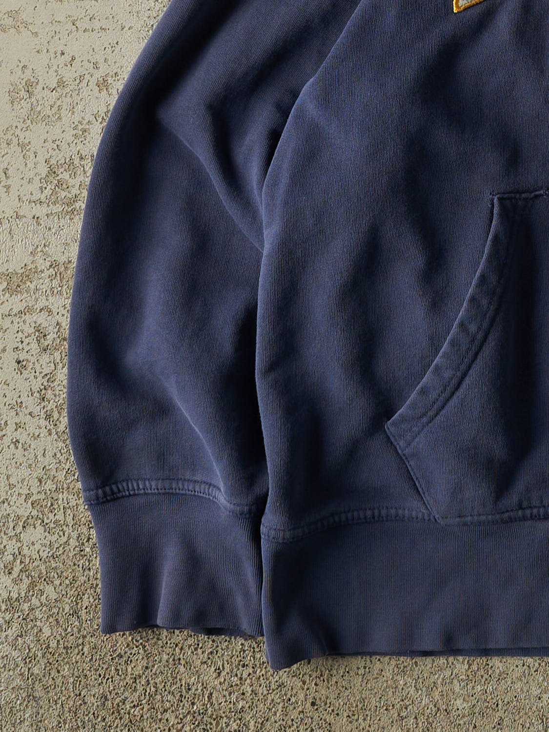 Vintage 90s Navy Blue Roots Zip Up Hoodie (M/L)