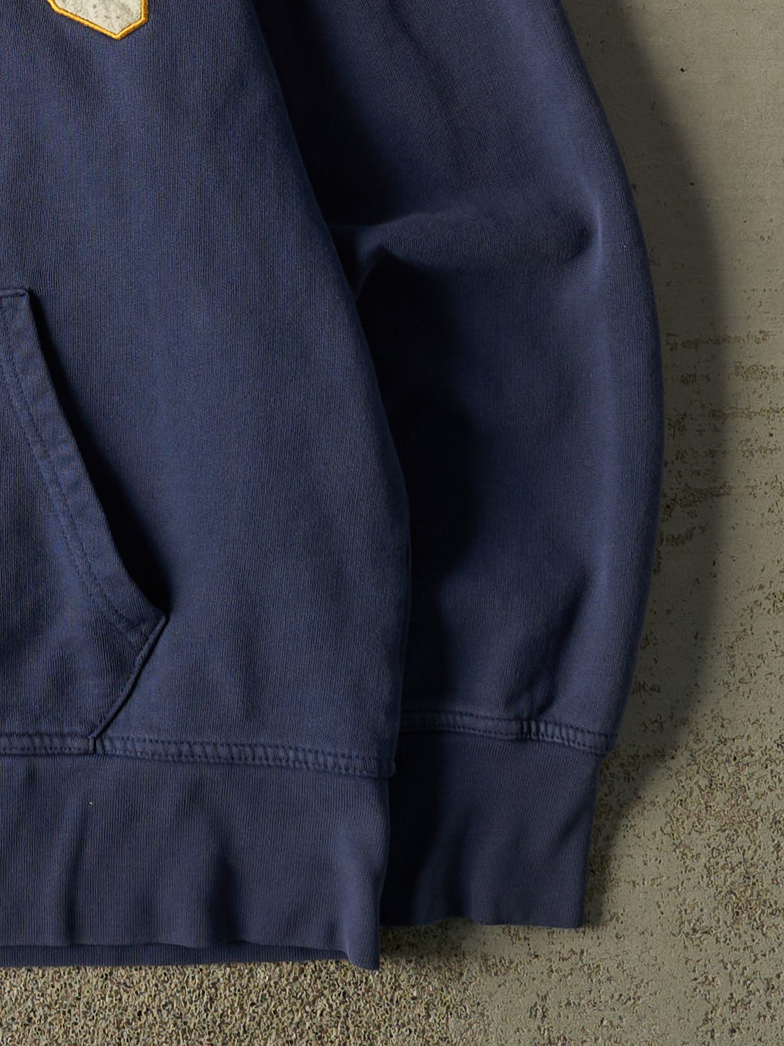 Vintage 90s Navy Blue Roots Zip Up Hoodie (M/L)