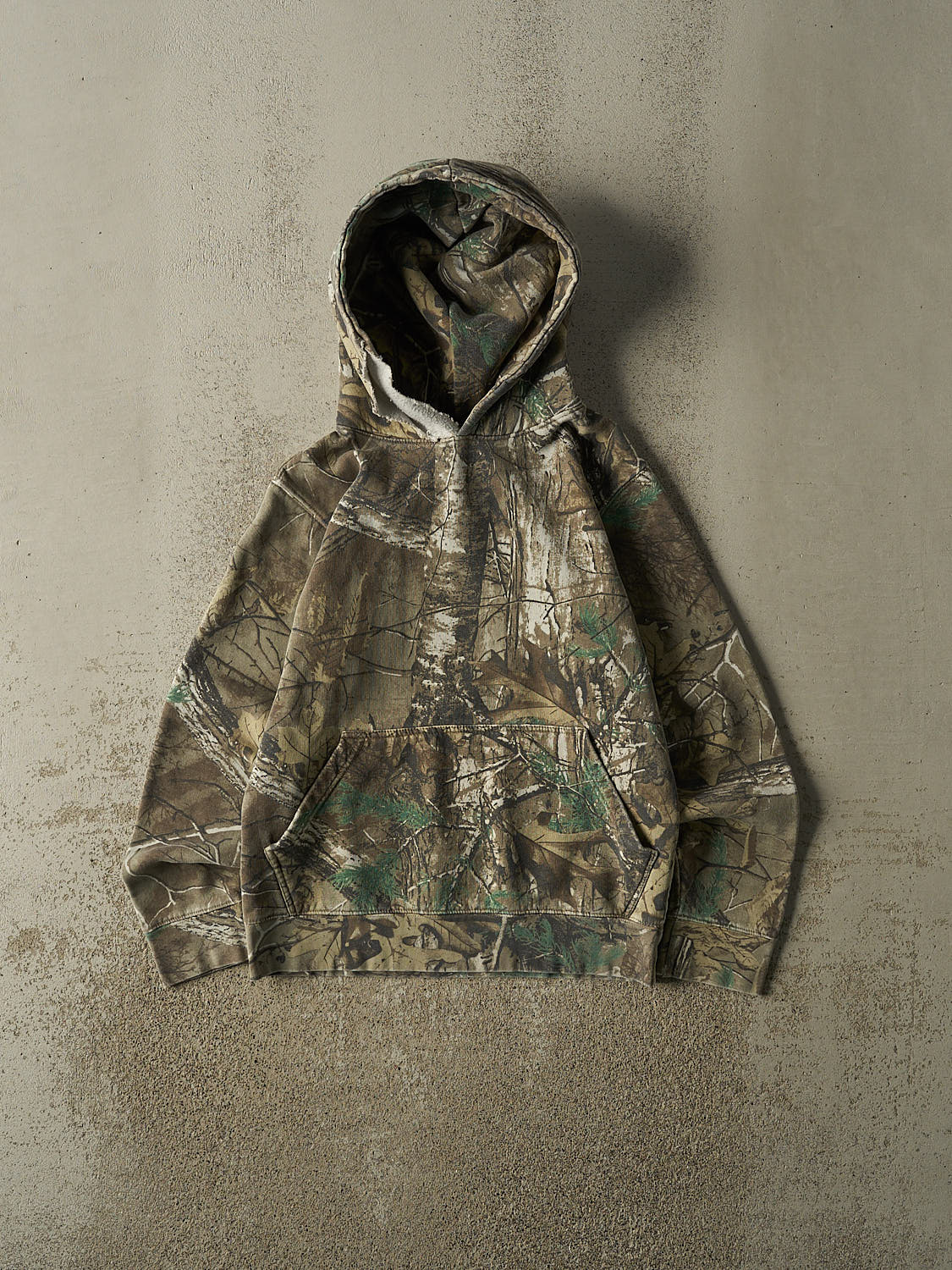 Vintage 90s Camo Hoodie (S/M)