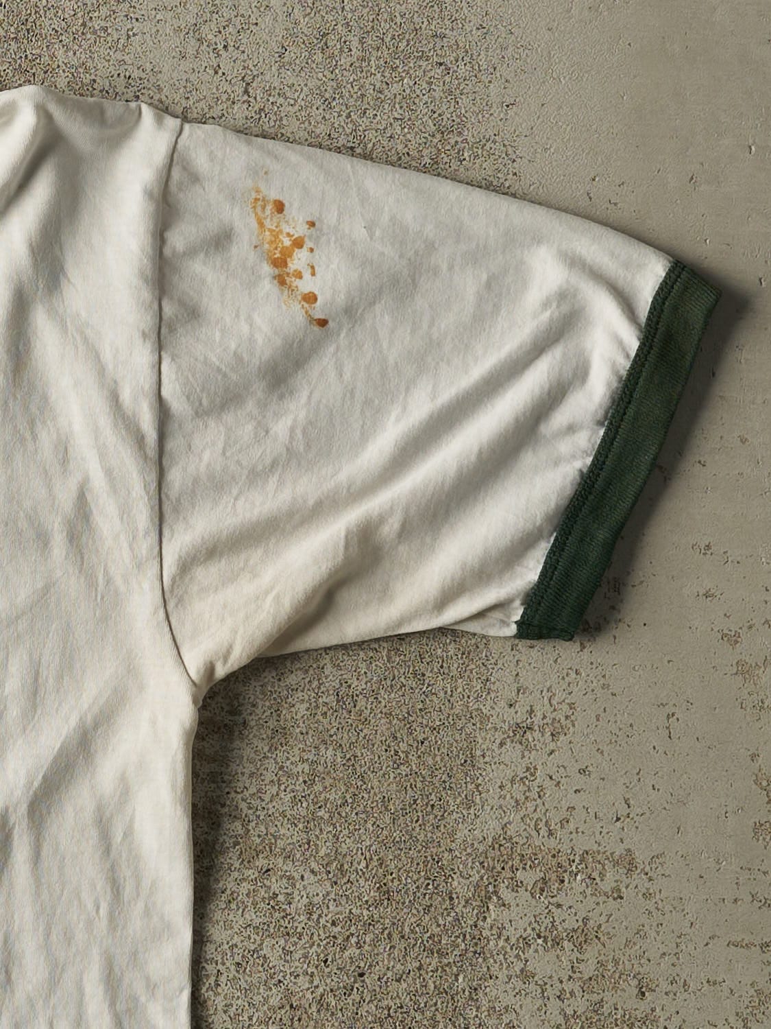 Vintage 90s White New York Irish Pub Ringer Tee (L/XL)