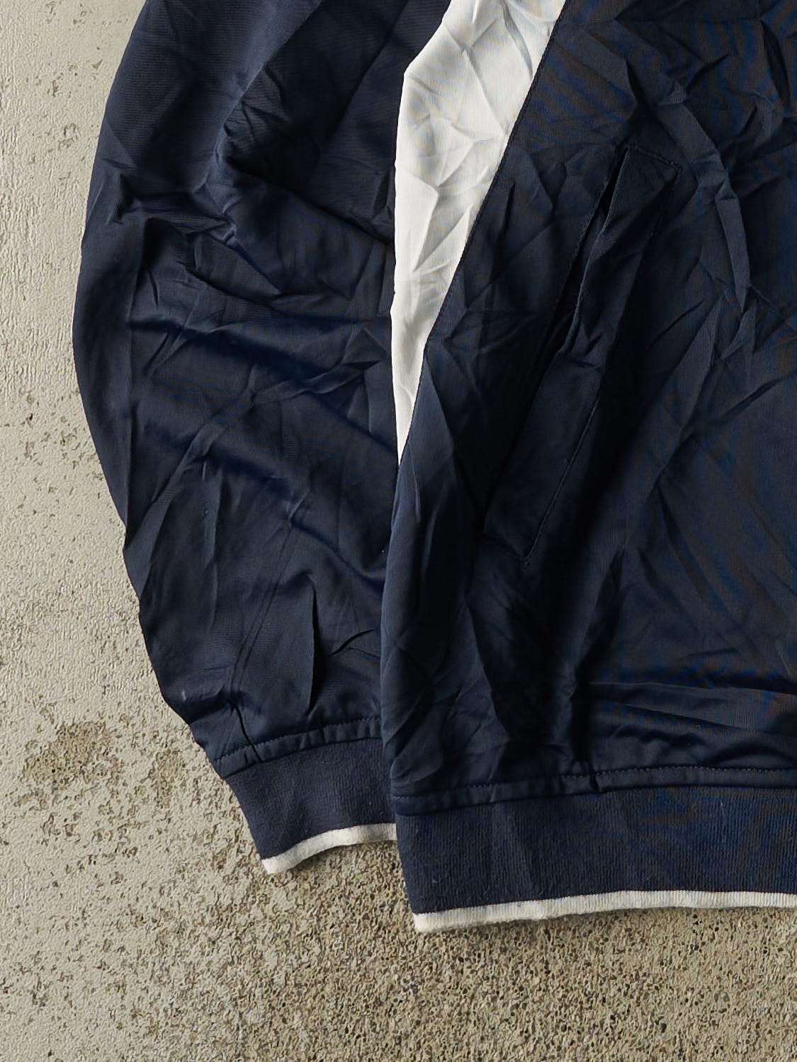 Vintage 90s Navy Blue Reebok Zip Up Lightweight Track Jacket (XL/XXL)