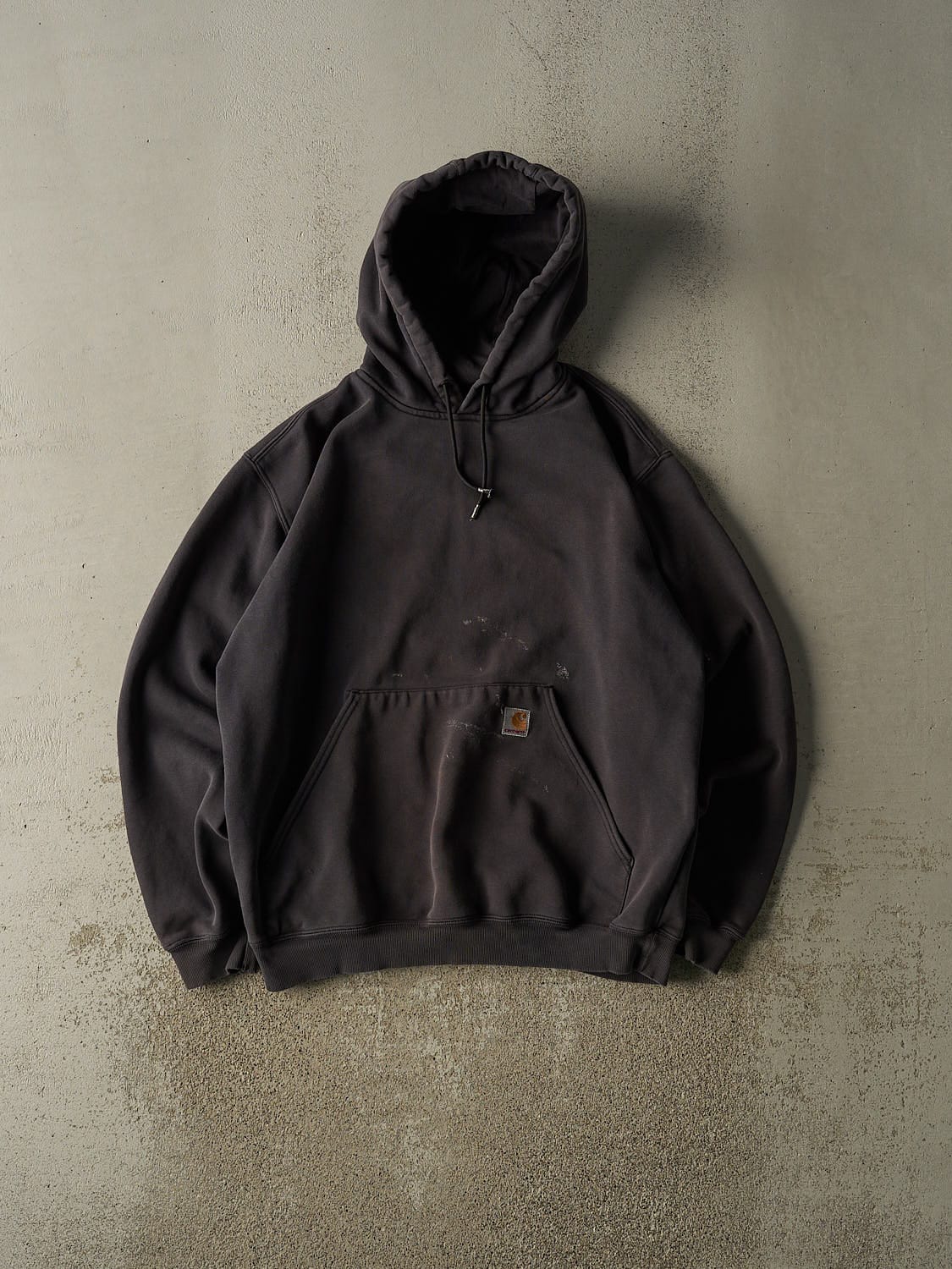 Vintage 90s Faded Black Carhartt Hoodie (XL)