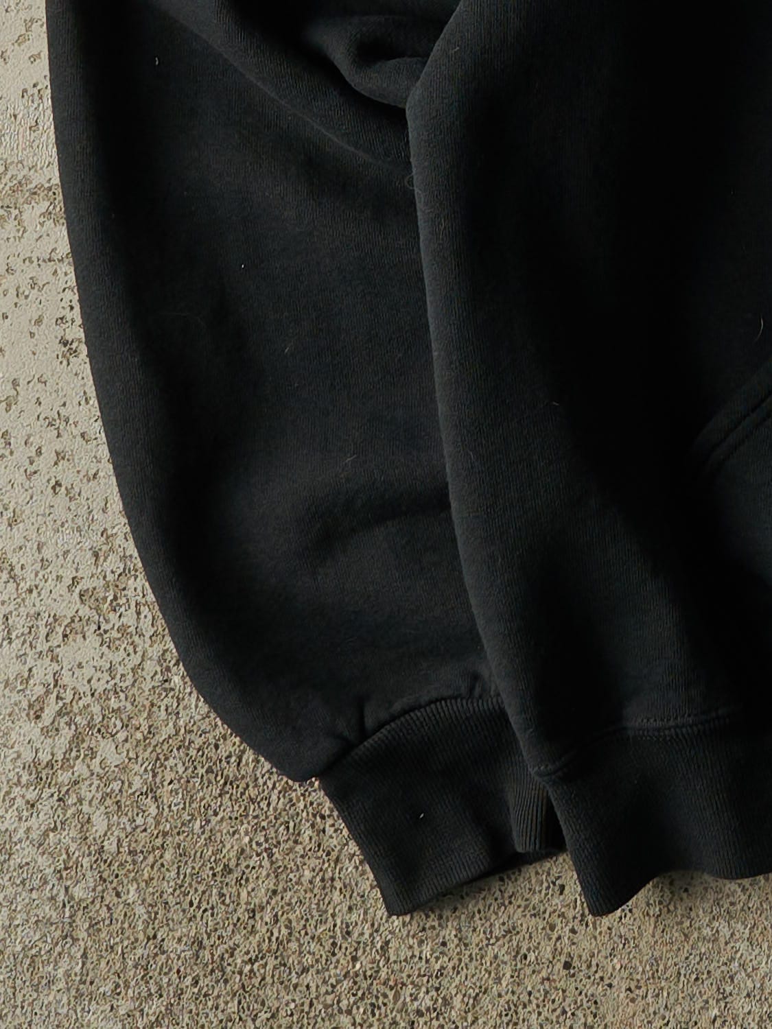 Vintage 90s Black Russell Athletic Blank Hoodie (M/L)