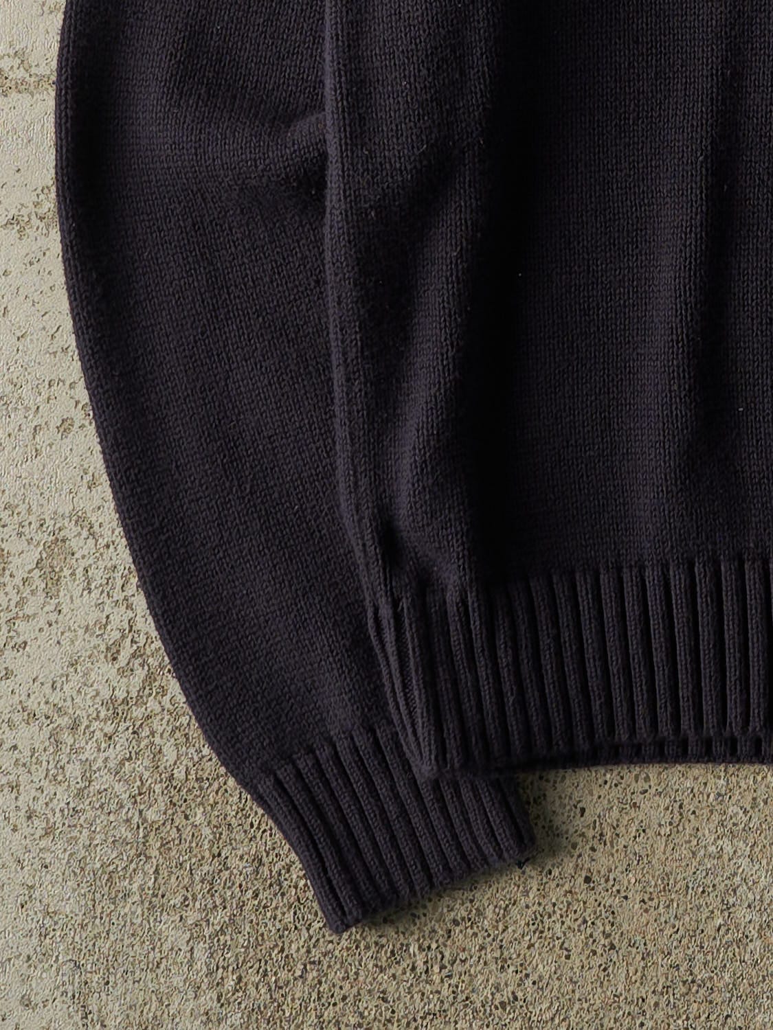 Vintage 90s Navy Blue Tommy Hilfiger Embroidered Knit (M/L)