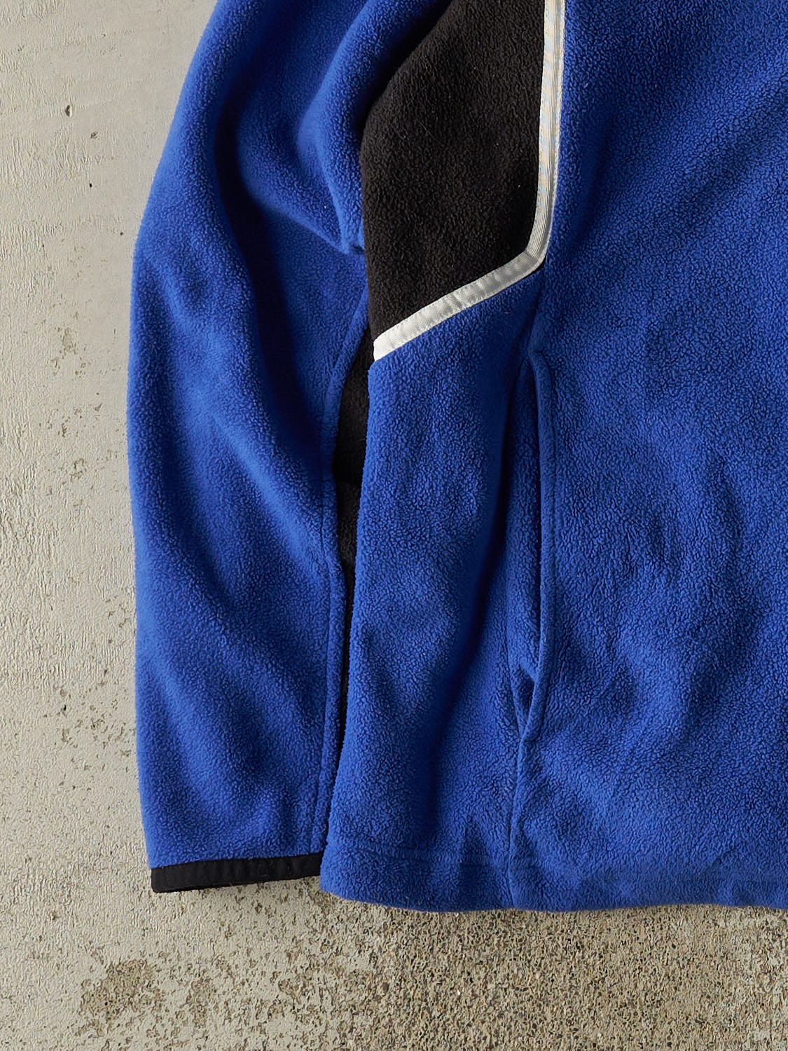 Vintage 90s Blue Adidas Quarter Zip Fleece (XXXL)