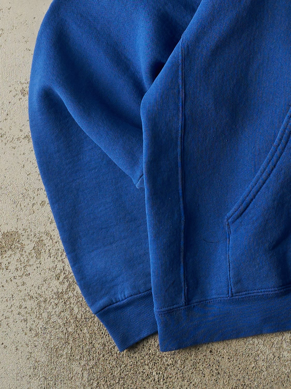 Vintage Y2K Blue Russell Athletic Caldwell Cougars Track & Field Hoodie (L/XL)