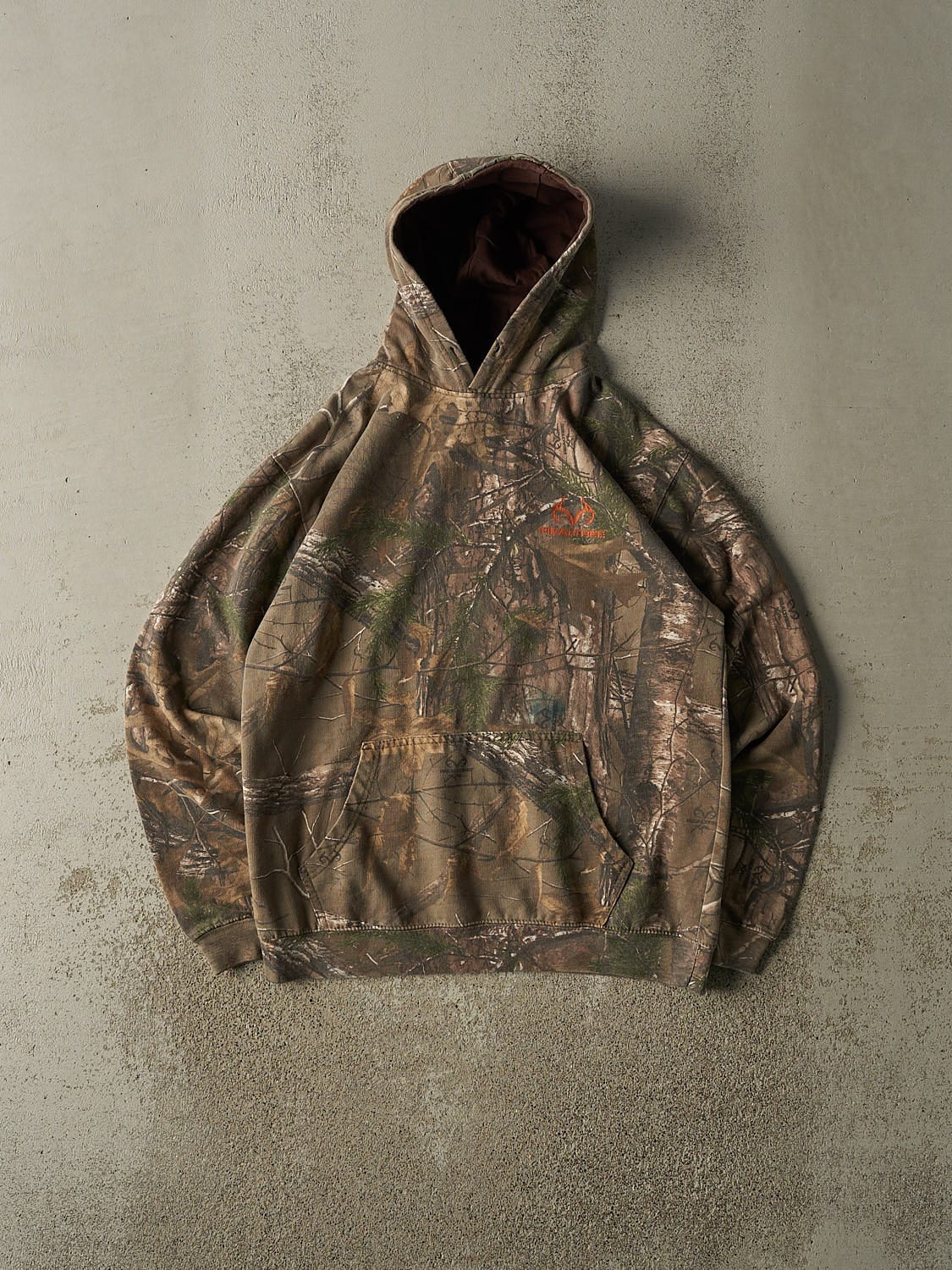 Vintage 90s Camo Realtree Blank Hoodie (S/M)