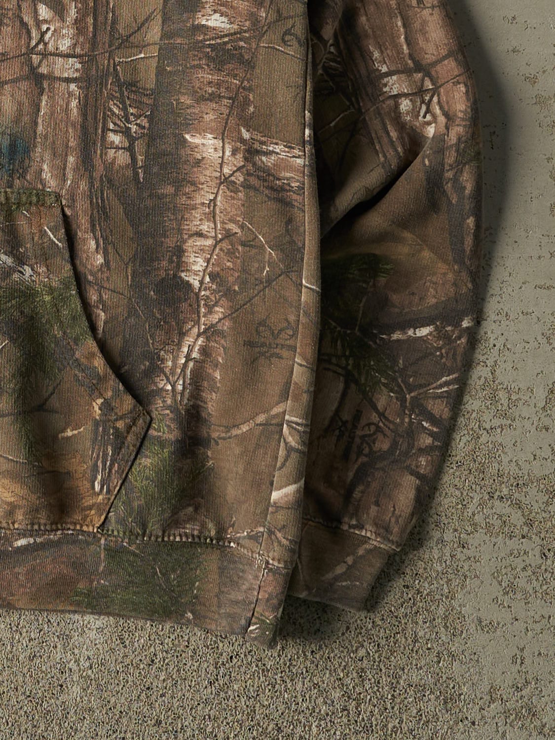 Vintage 90s Camo Realtree Blank Hoodie (S/M)