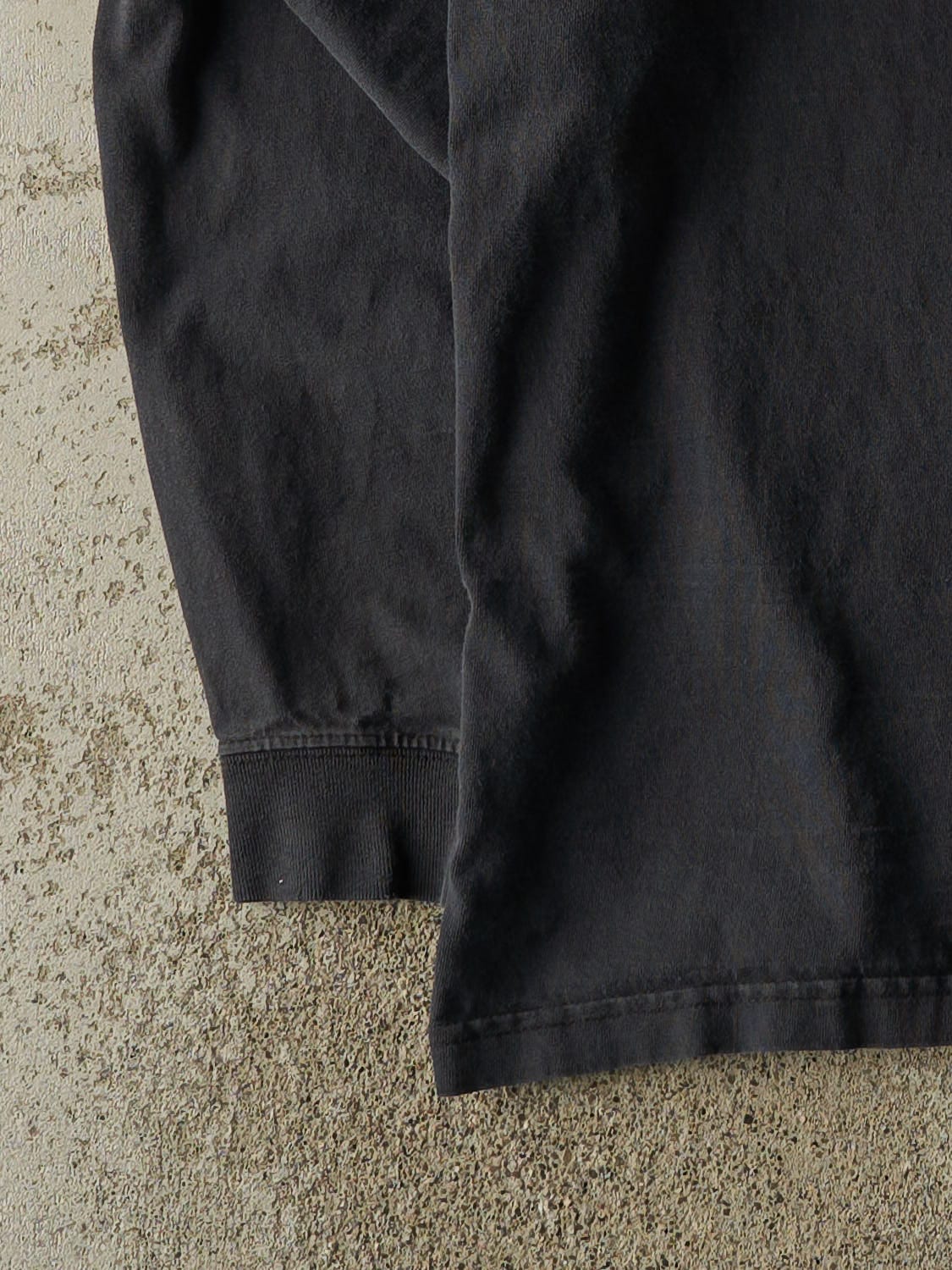 Vintage Y2K Faded Black Carhartt Long Sleeve (L/XL)