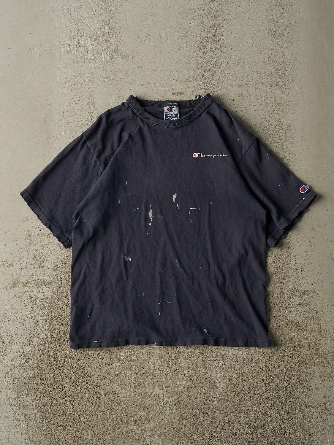 Vintage 90s Navy Blue Champion Tee (S/M)