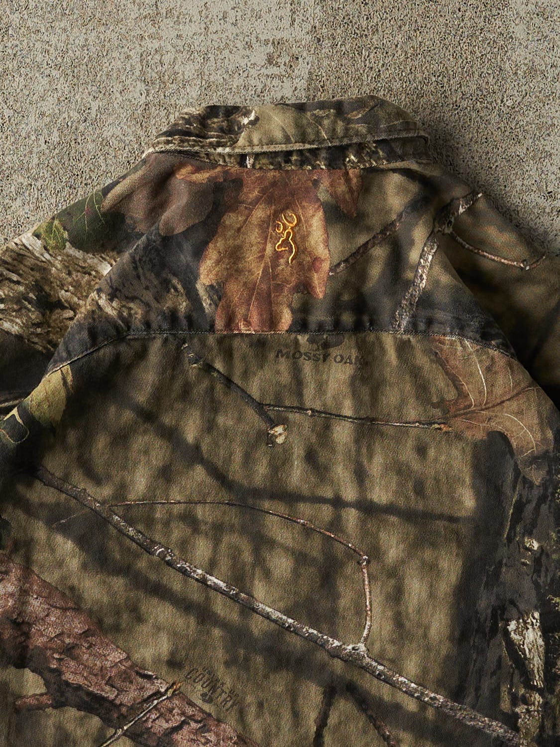Vintage 90s Camo Mossy Oak x Browning Button Up Long Sleeve (L/XL)