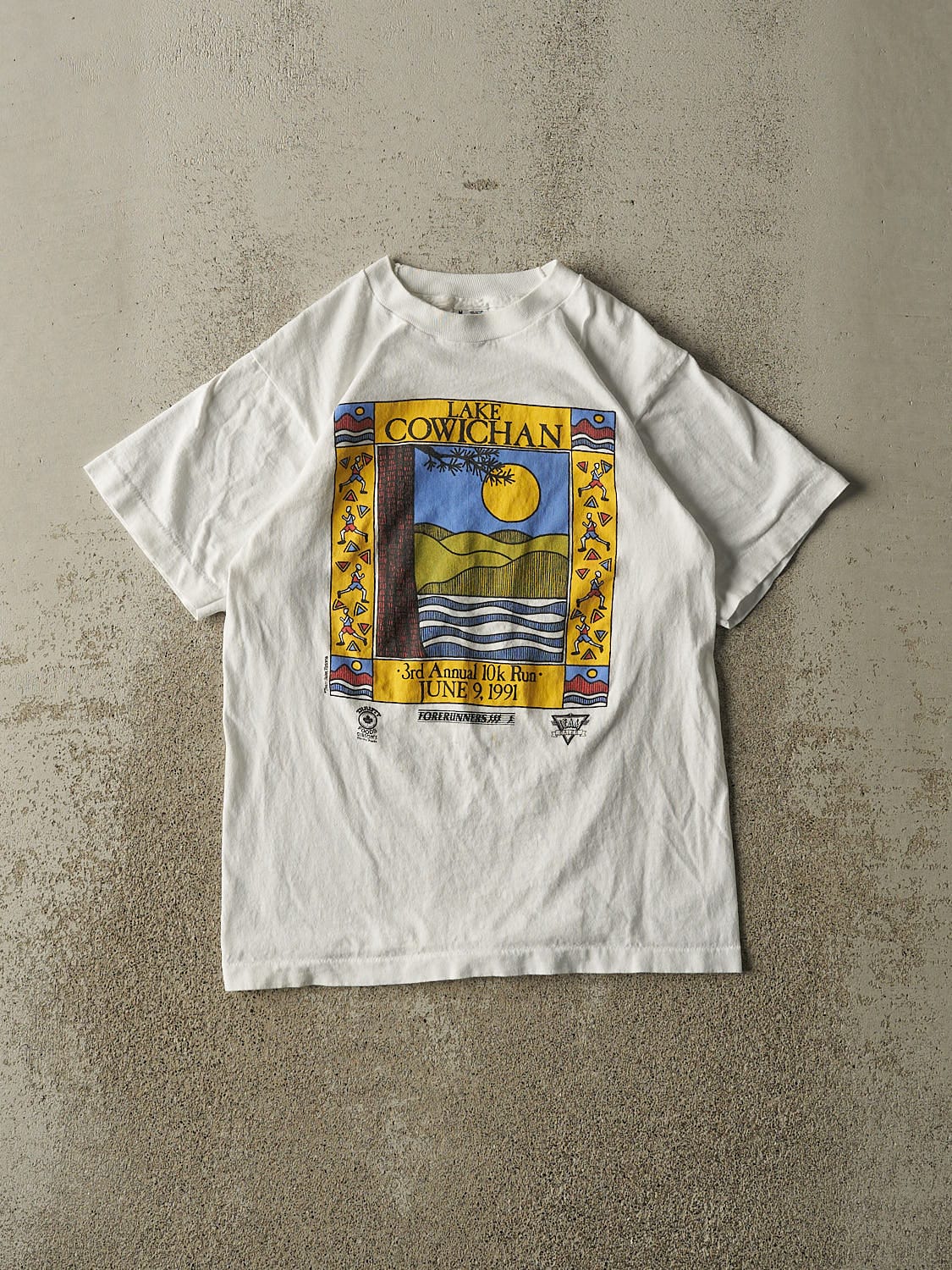 Vintage 91' White Lake Cowichan 10K Run Tee (XS/S)