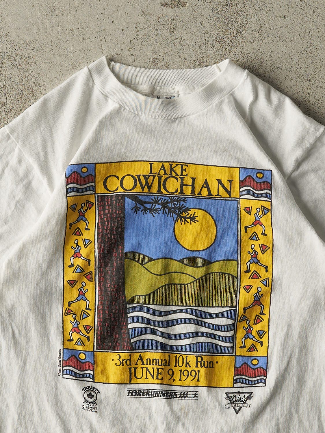 Vintage 91' White Lake Cowichan 10K Run Tee (XS/S)