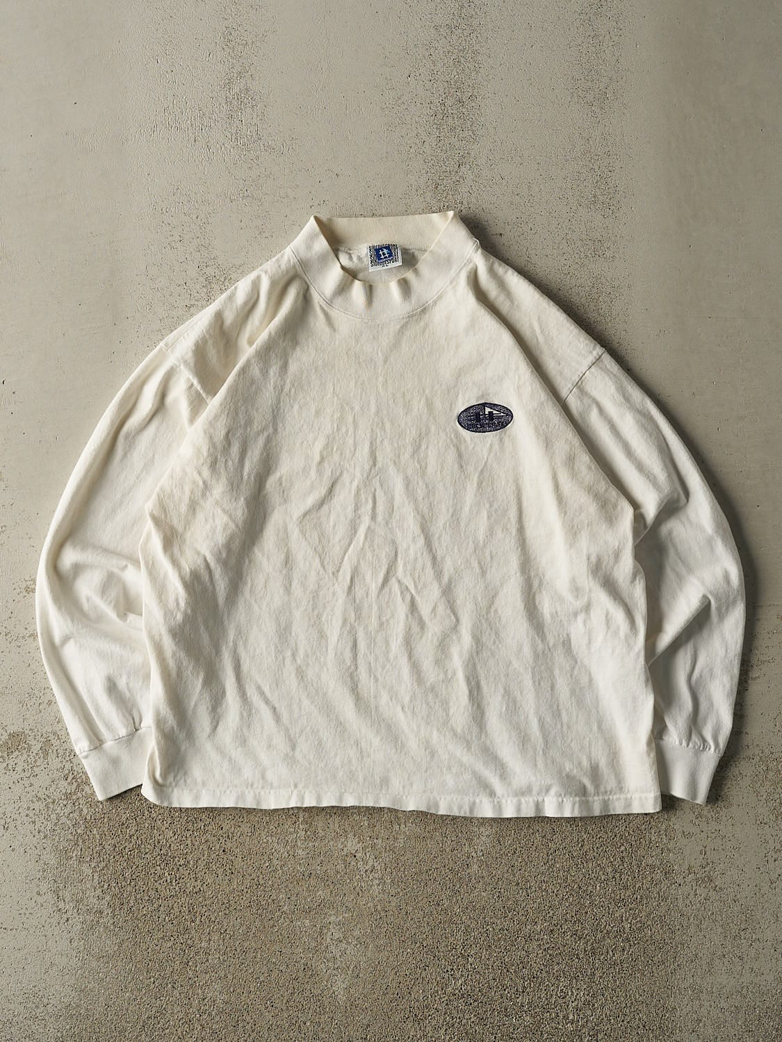 Vintage 90s White Side Out Long Sleeve (L/XL)