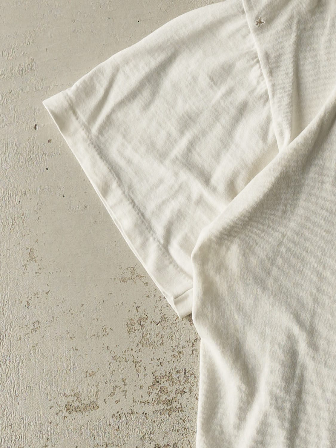 Vintage 90s White Fishing Tee (L/XL)