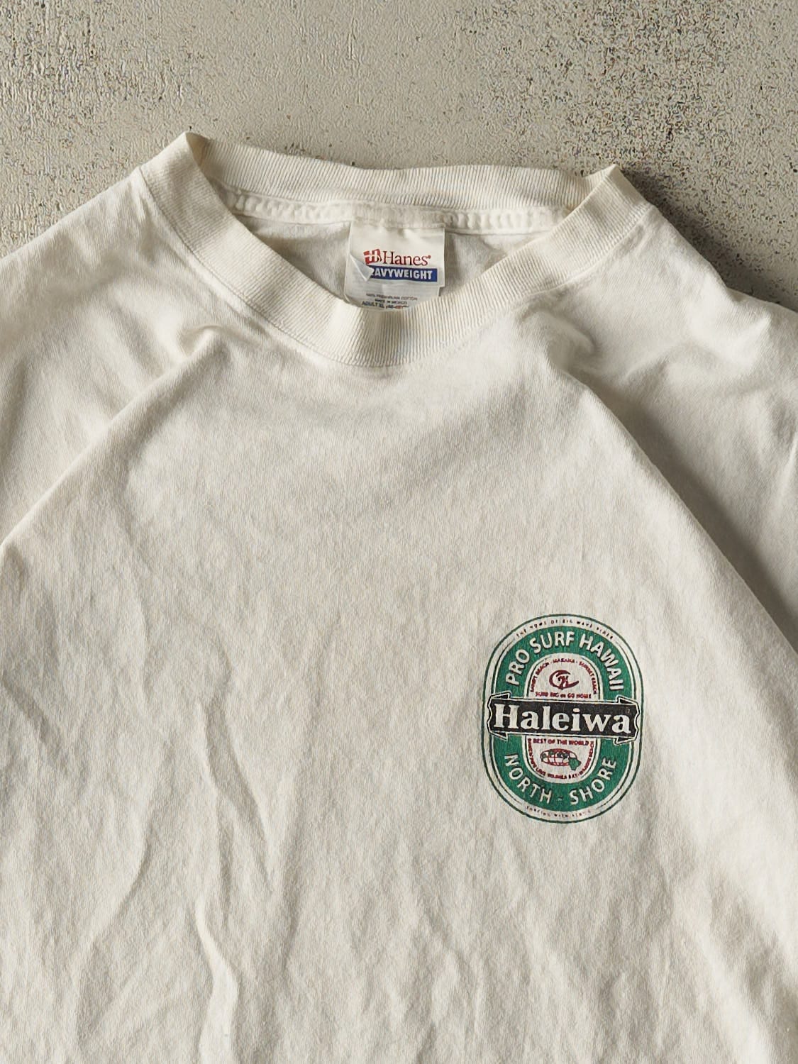 Vintage Y2K White Pro Surf Tee (L/XL)