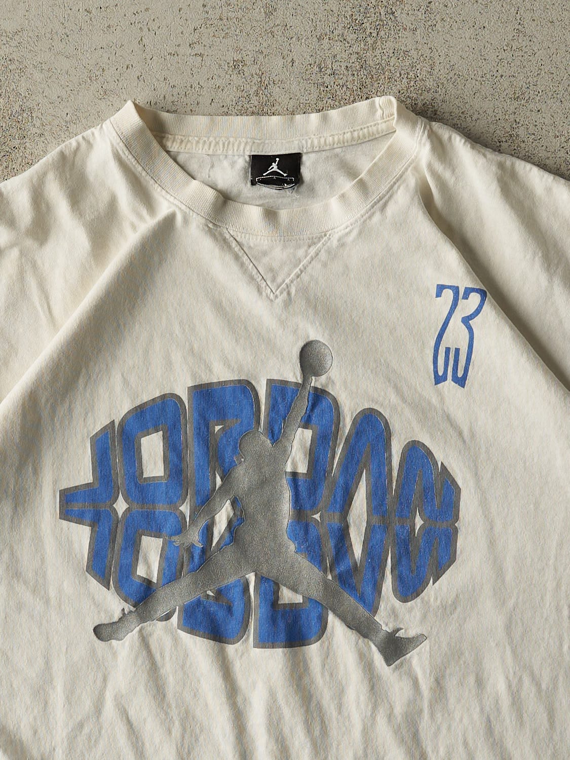 Vintage 90s White Air Jordan Tee (L/XL)