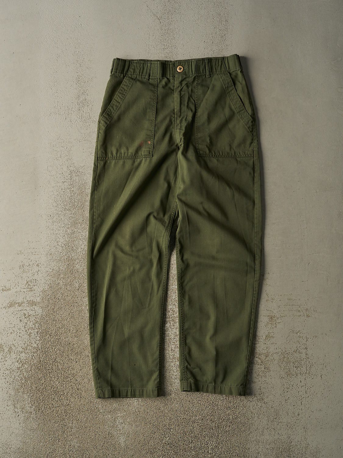 Vintage 80s Green Army Pants (31x30)