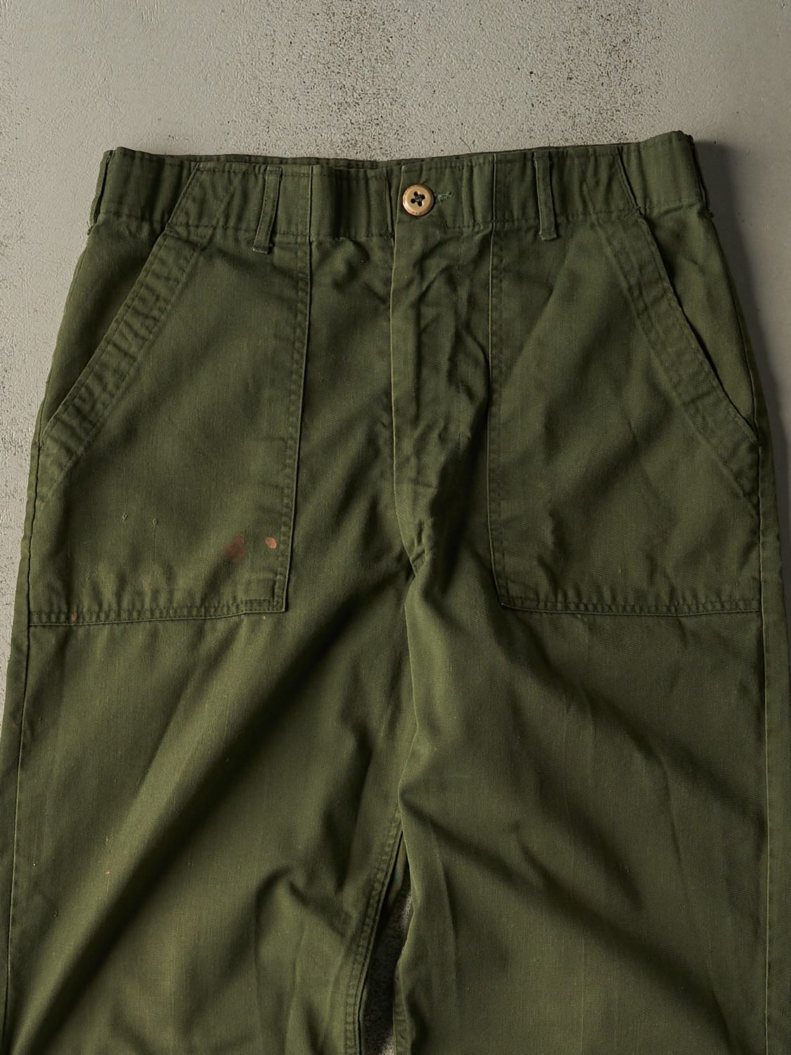 Vintage 80s Green Army Pants (31x30)