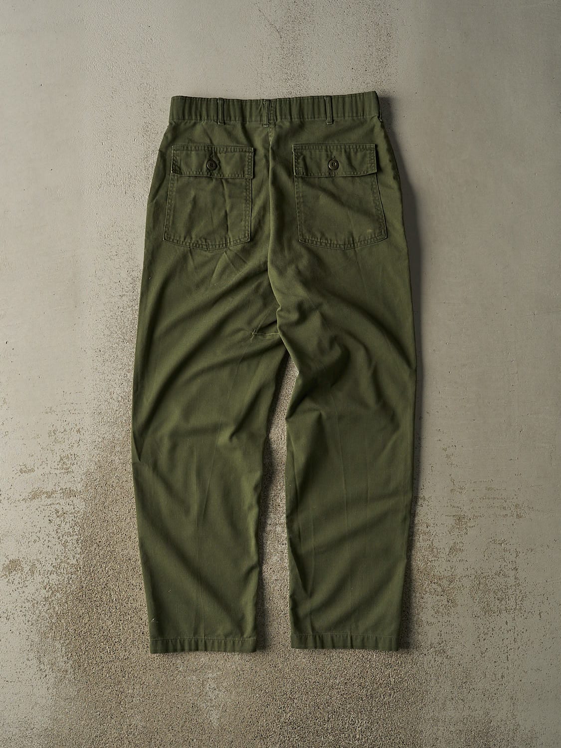 Vintage 80s Green Army Pants (31x30)
