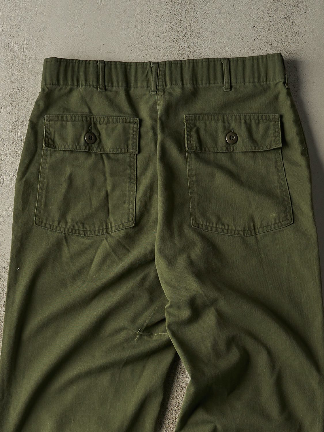 Vintage 80s Green Army Pants (31x30)