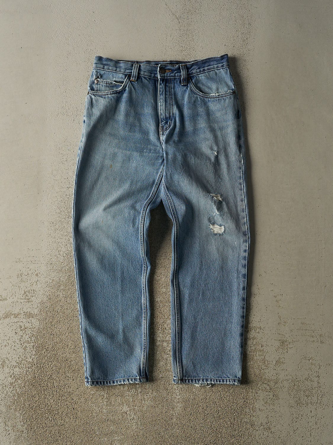 Vintage 90s Light Wash Dakota Jeans (31x28.5)
