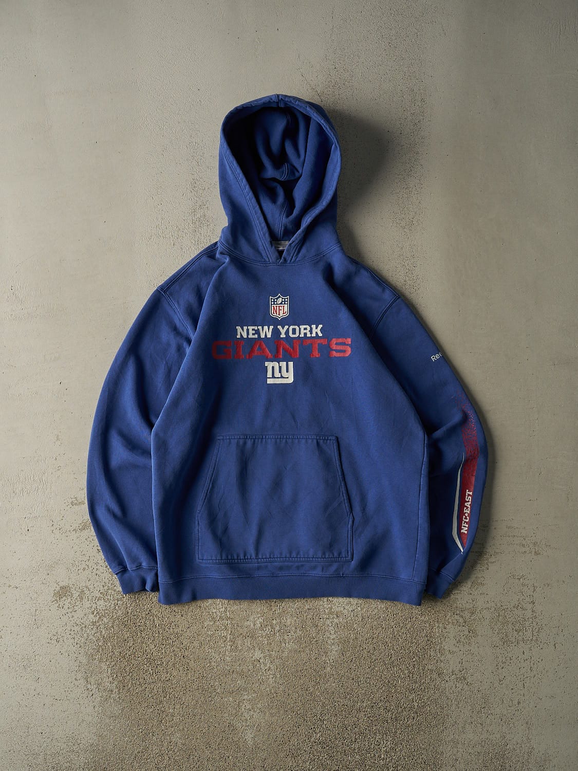 Vintage 90s Blue New York Giants Hoodie (XL)
