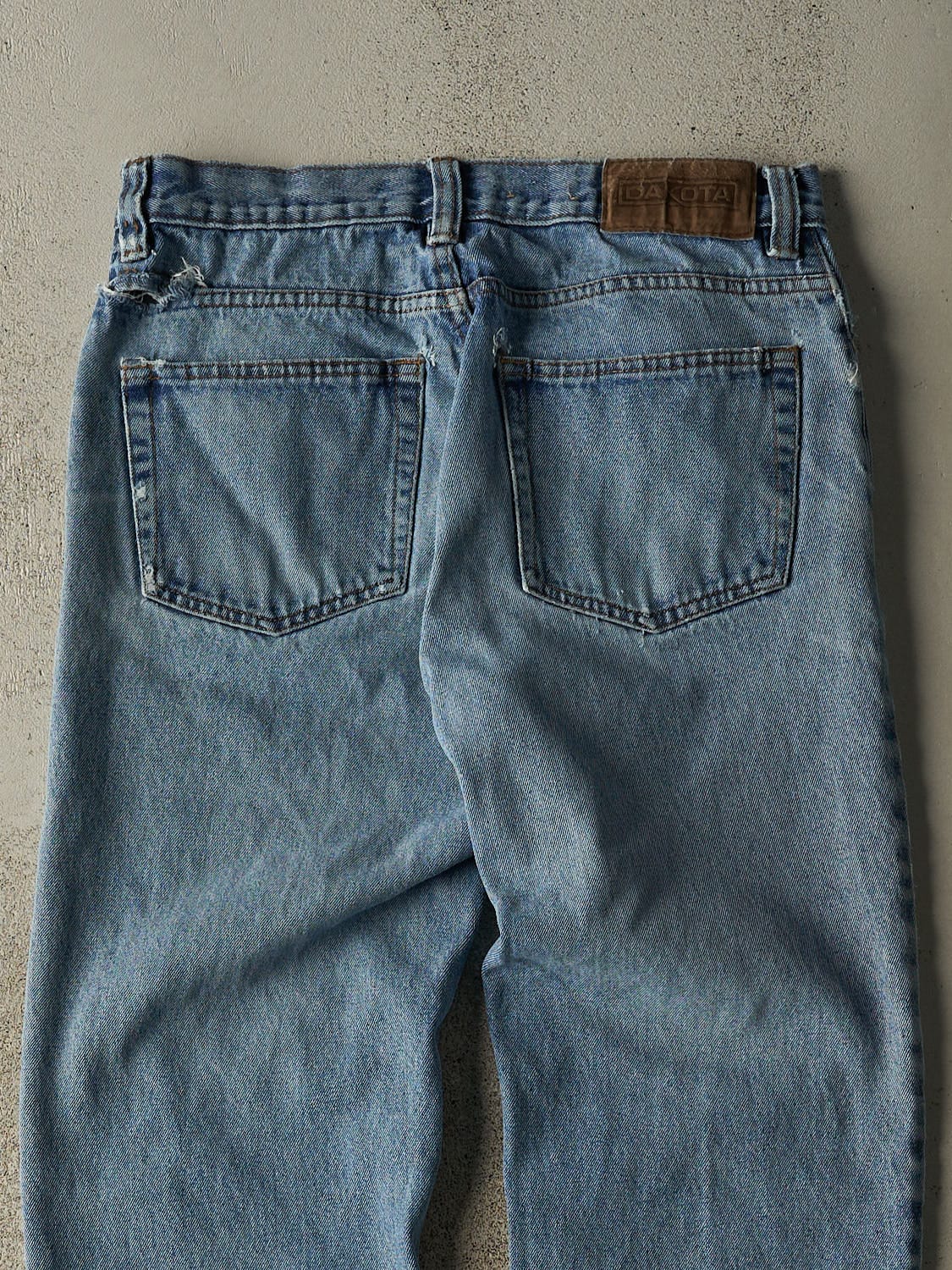 Vintage 90s Light Wash Dakota Jeans (31x28.5)